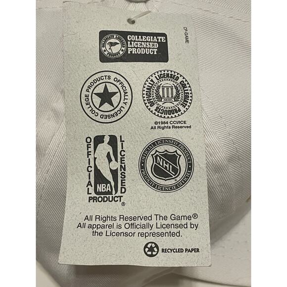 The Game Boston College Snap Back Hat White NWT - Picture 9 of 9